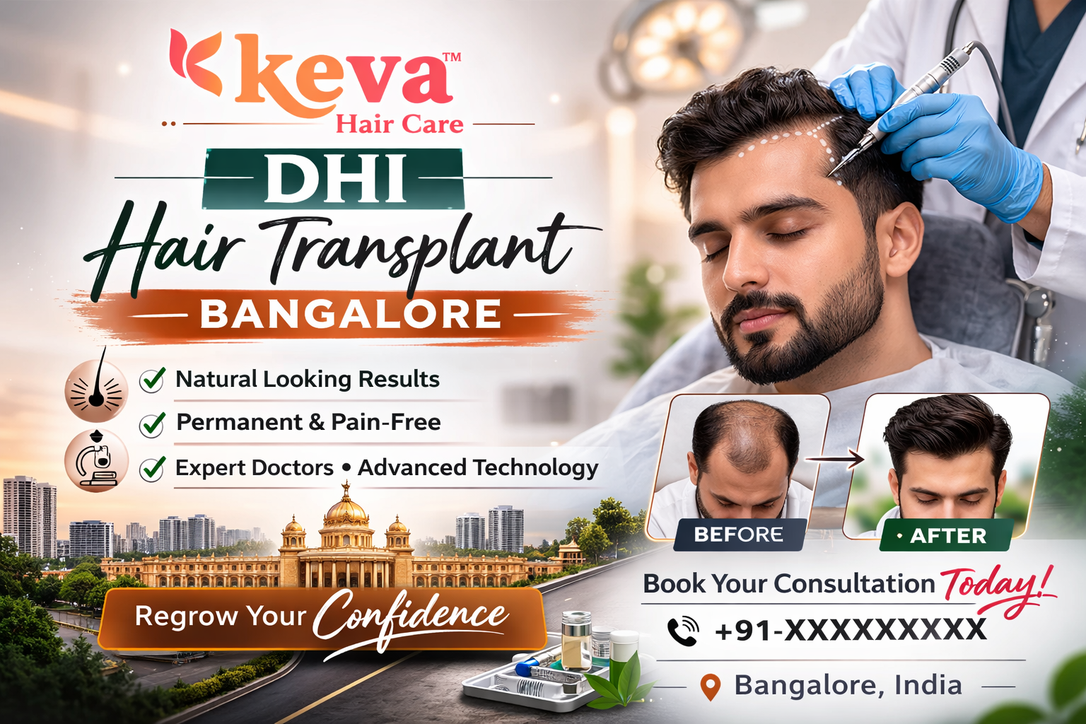  DHI Hair Transplant Bangalore