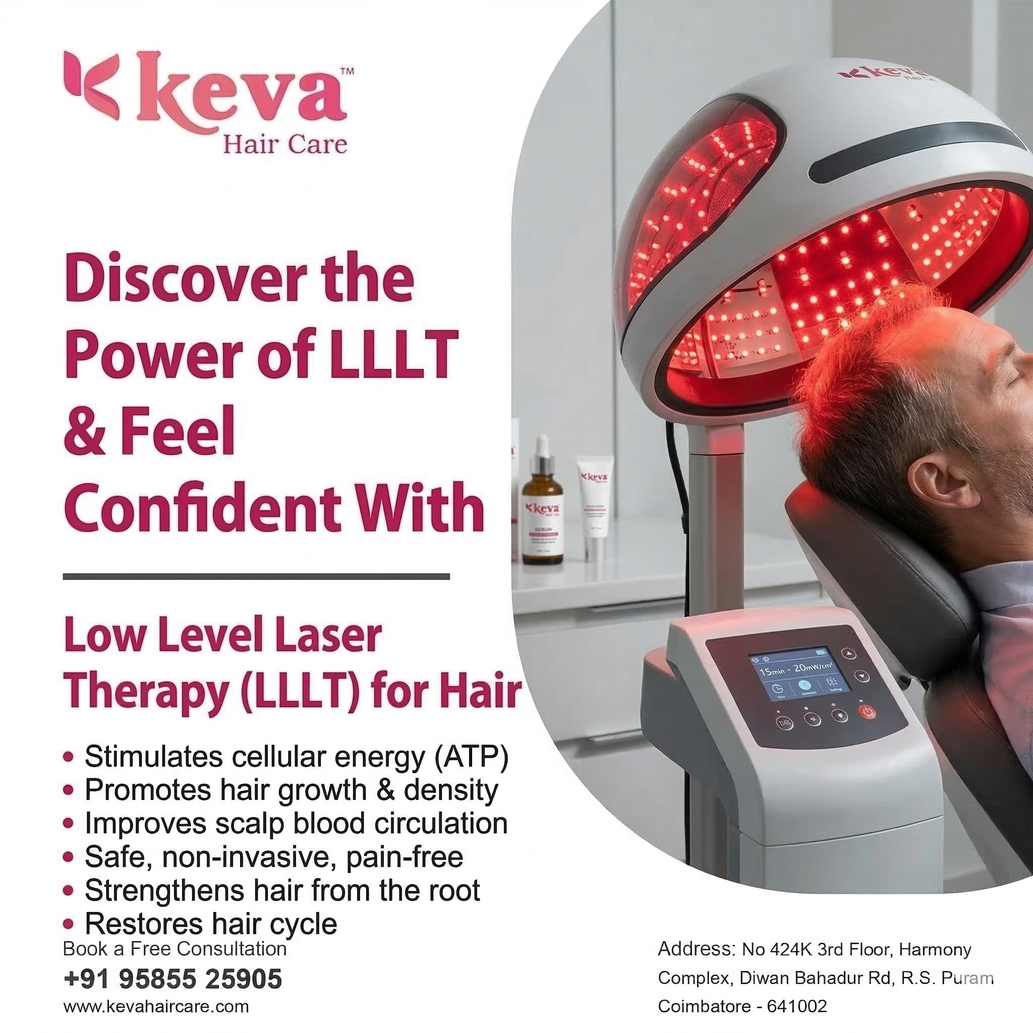 Low Level Laser Therapy Hair