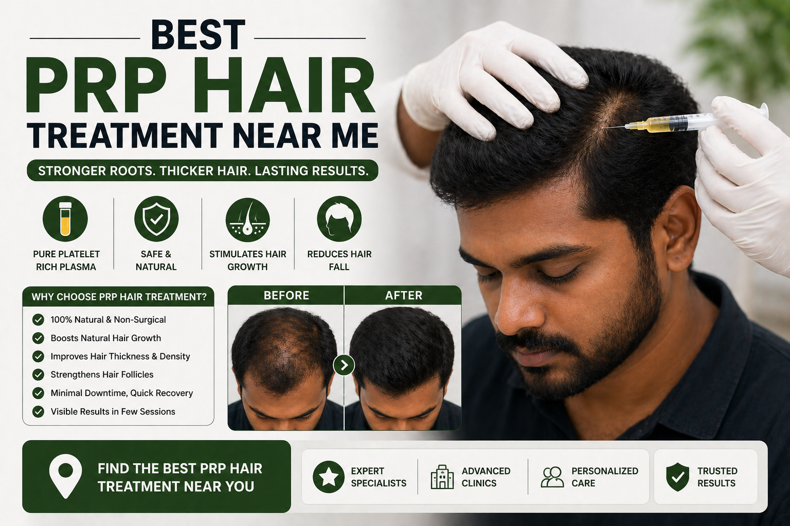 Best PRP Hair Treatment Near Me