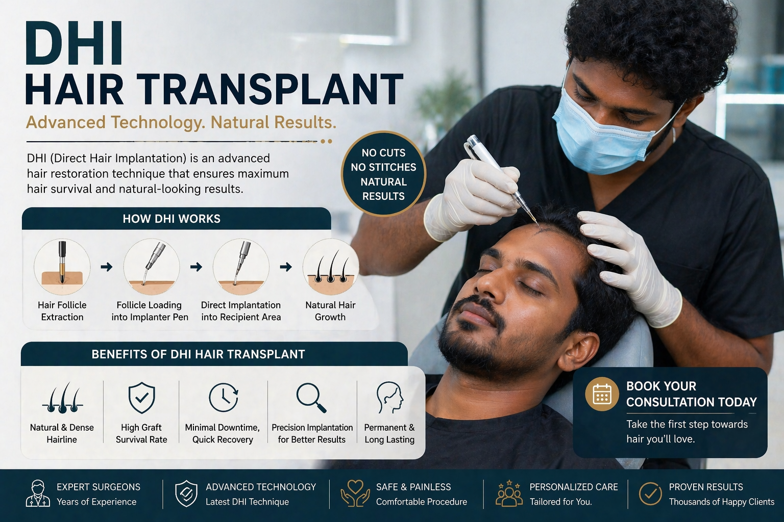 DHI hair transplant