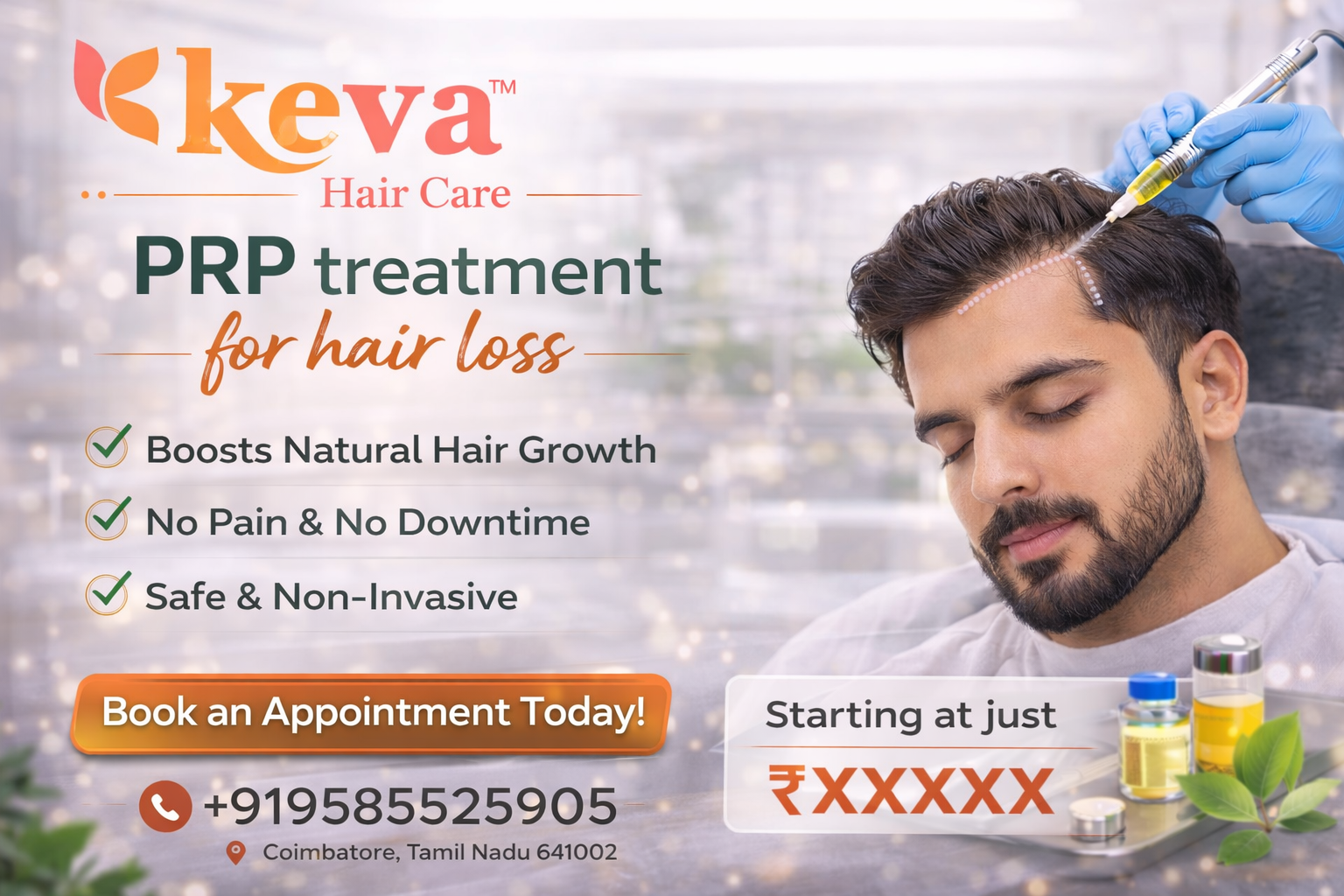 PRP treatment for hair loss