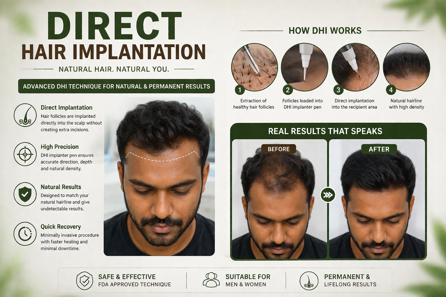 direct hair implantation