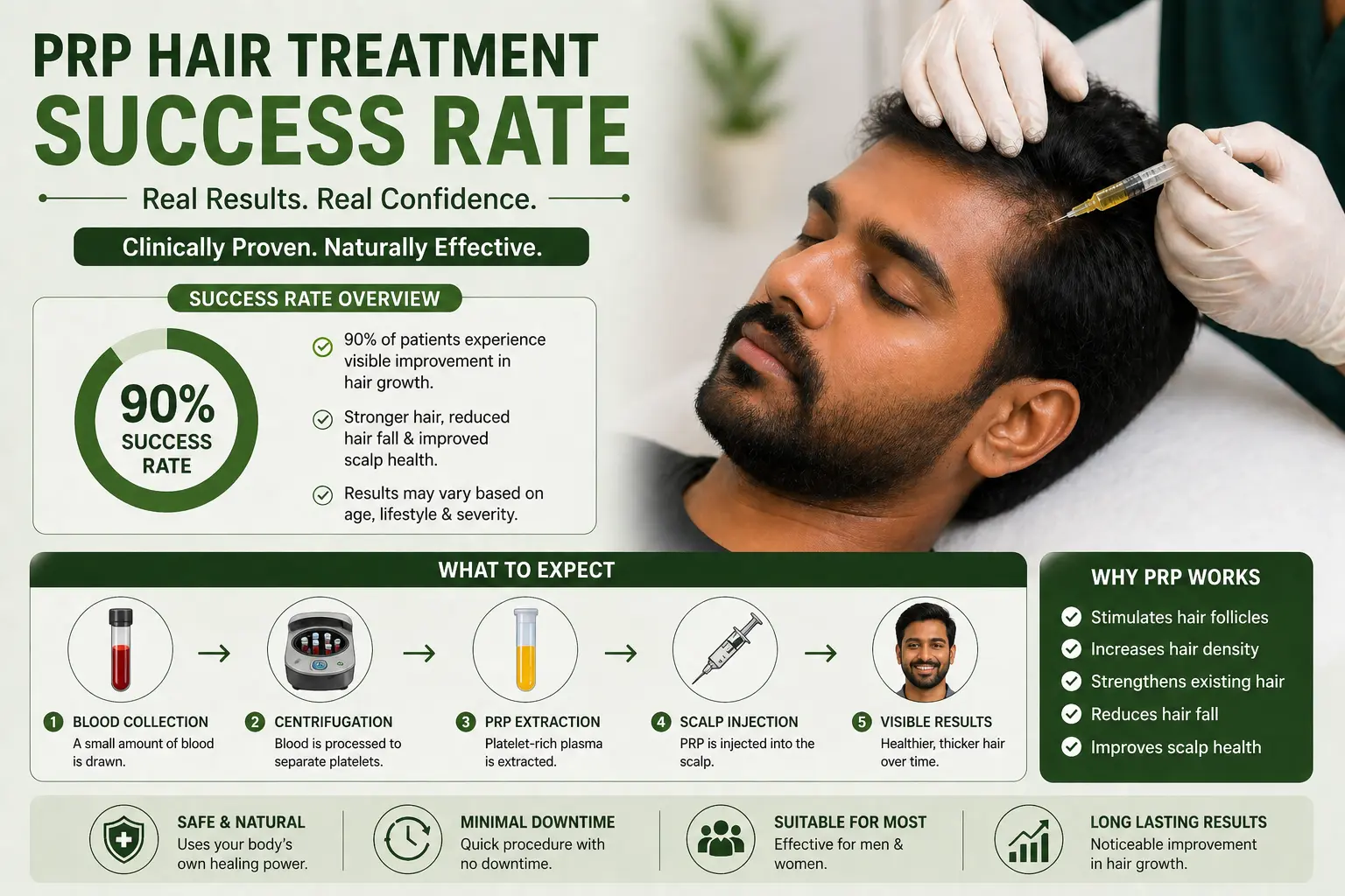 PRP Hair Treatment Success Rate