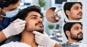 beard hair transplant in India