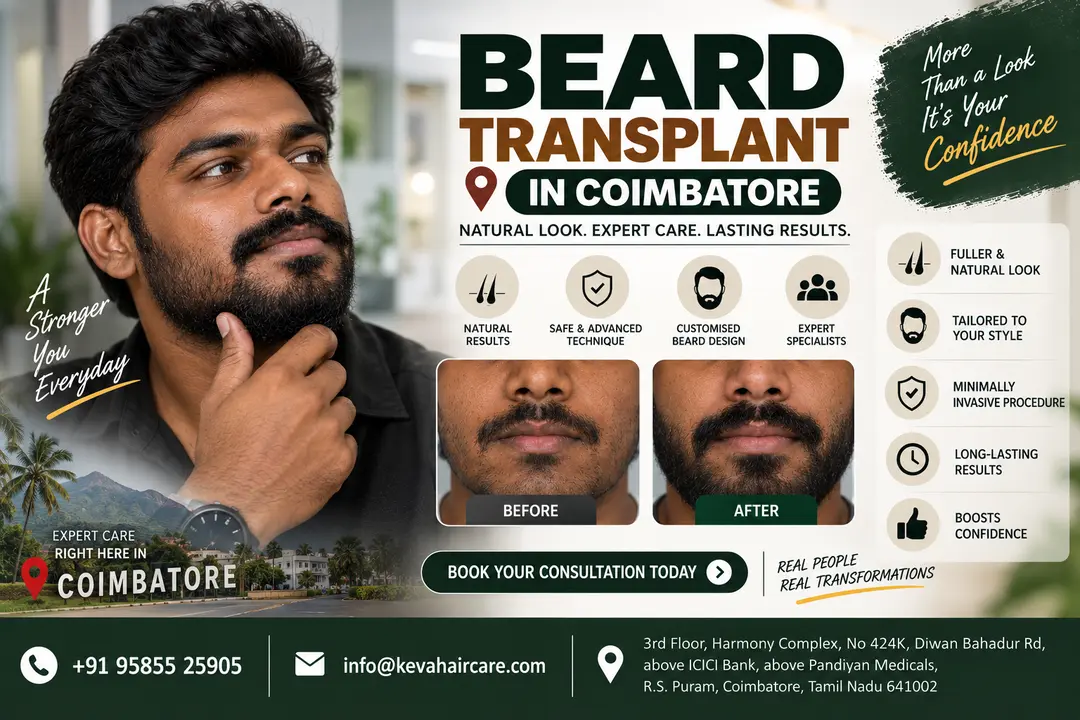 beard transplant in Coimbatore
