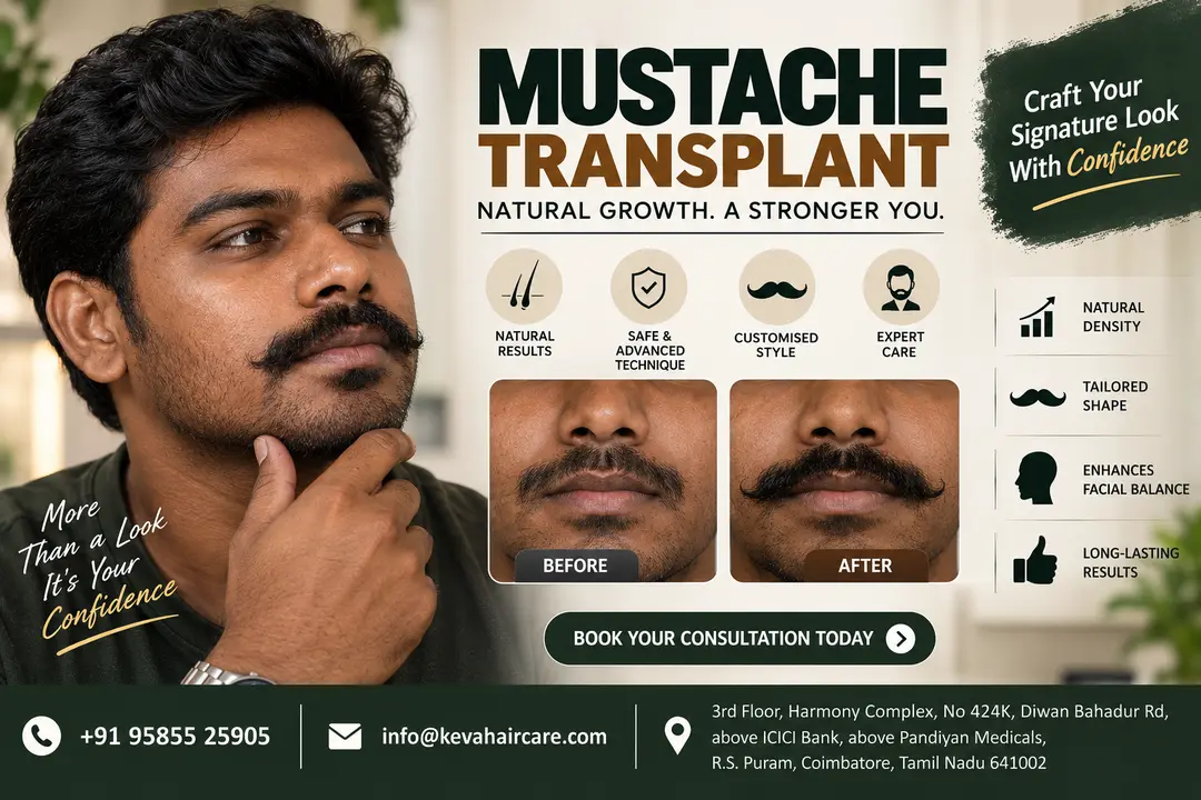 mustache transplant
